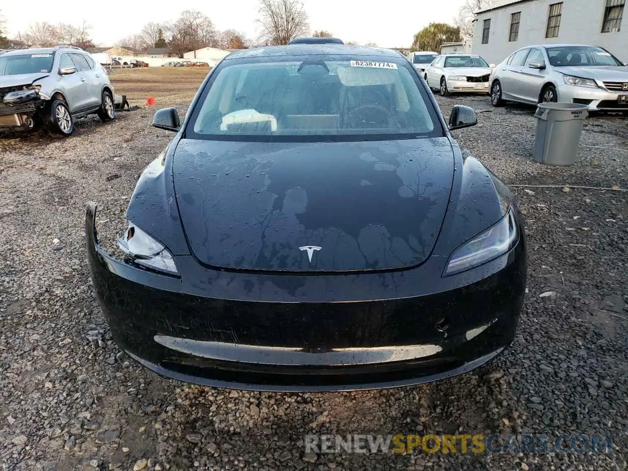 5 fotografías del automóvil dañado 5YJ3E1EA0RF772132 TESLA MODEL 3 2024