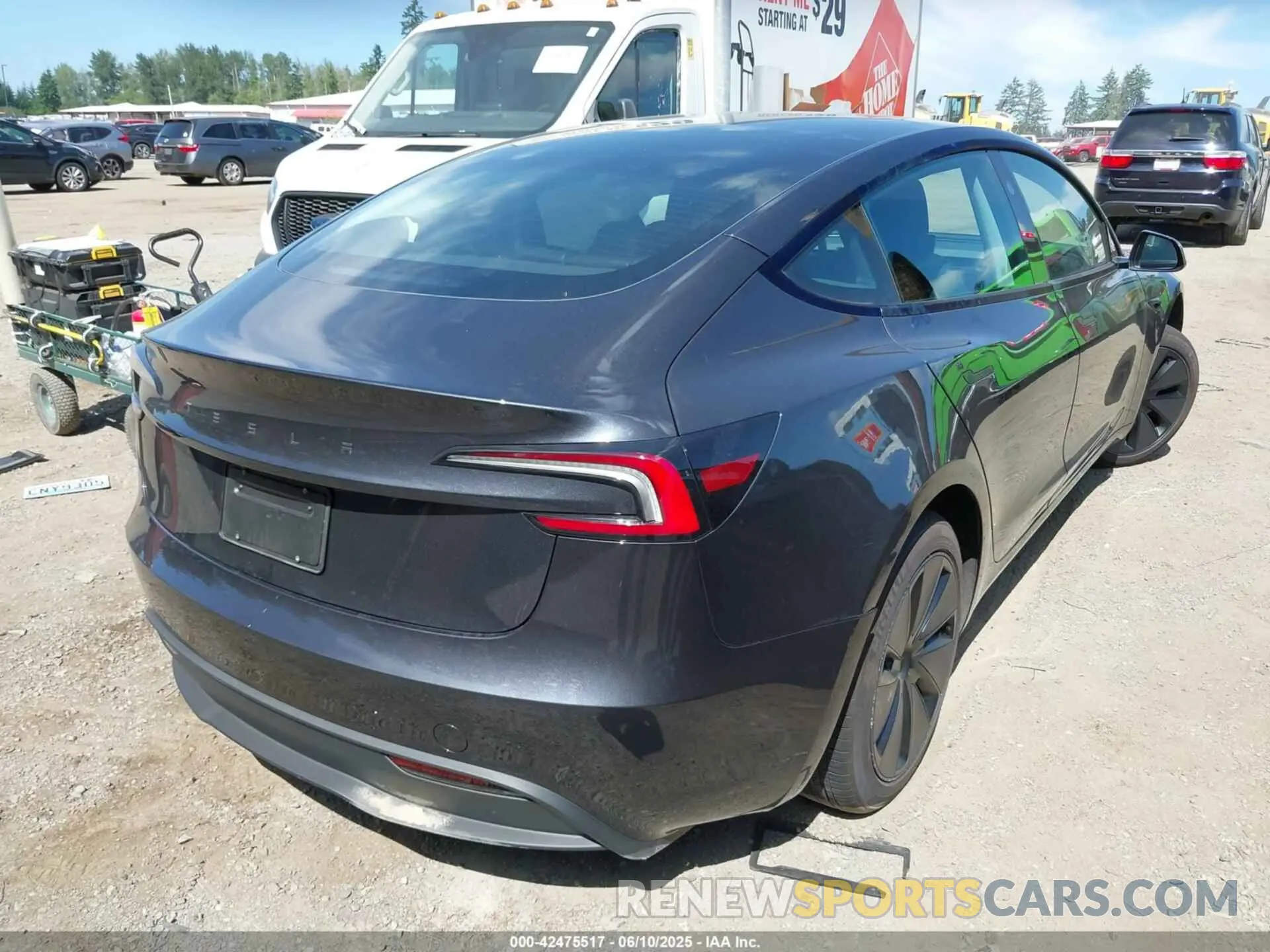 4 fotografías del automóvil dañado 5YJ3E1EA0RF823760 TESLA MODEL 3 2024