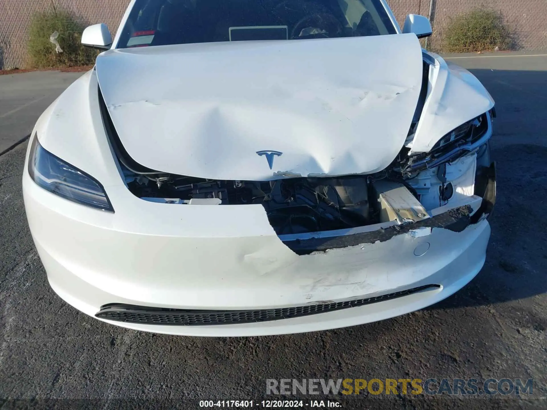6 fotografías del automóvil dañado 5YJ3E1EA0RF826237 TESLA MODEL 3 2024