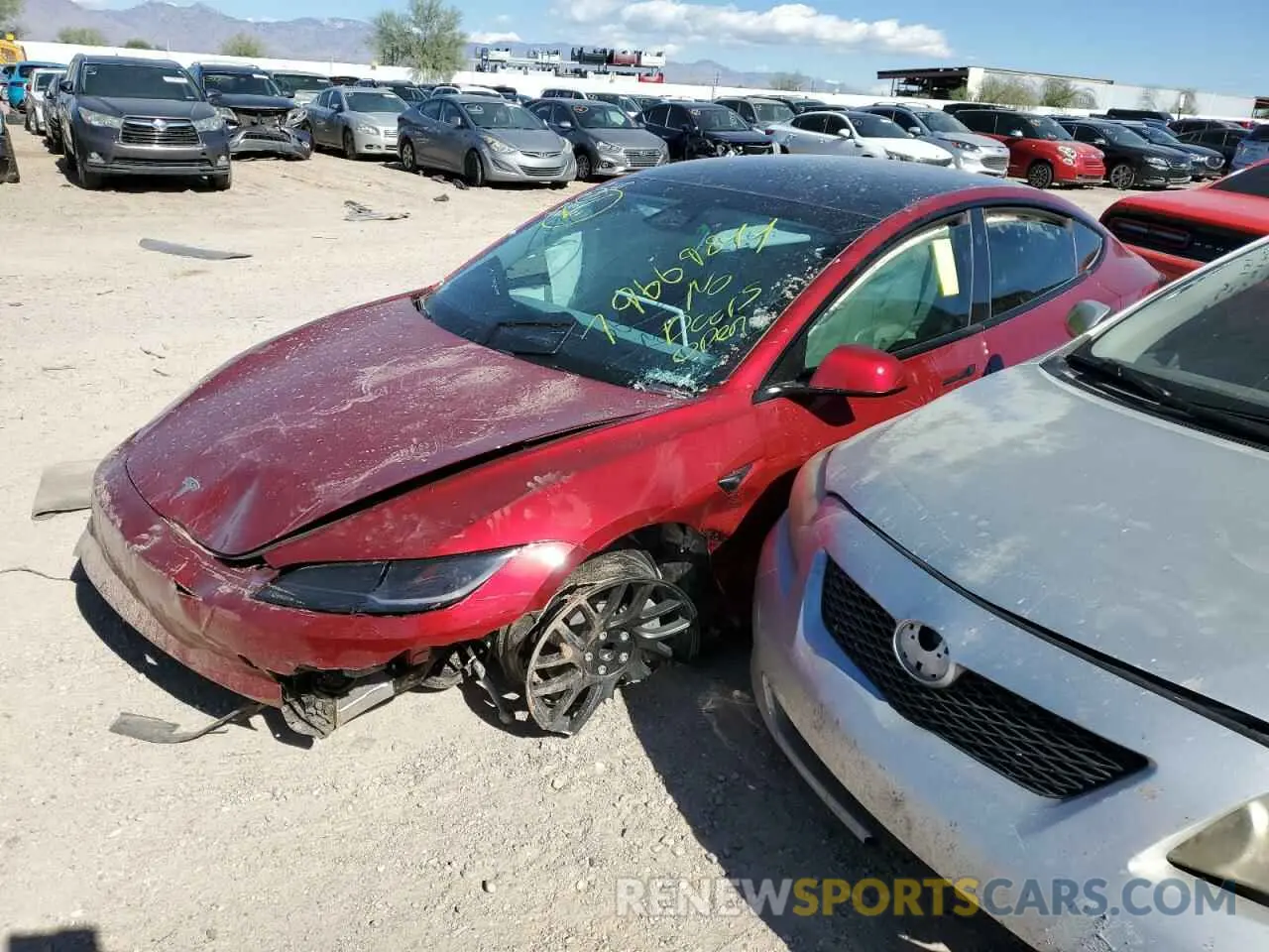 1 fotografías del automóvil dañado 5YJ3E1EA0RF828537 TESLA MODEL 3 2024