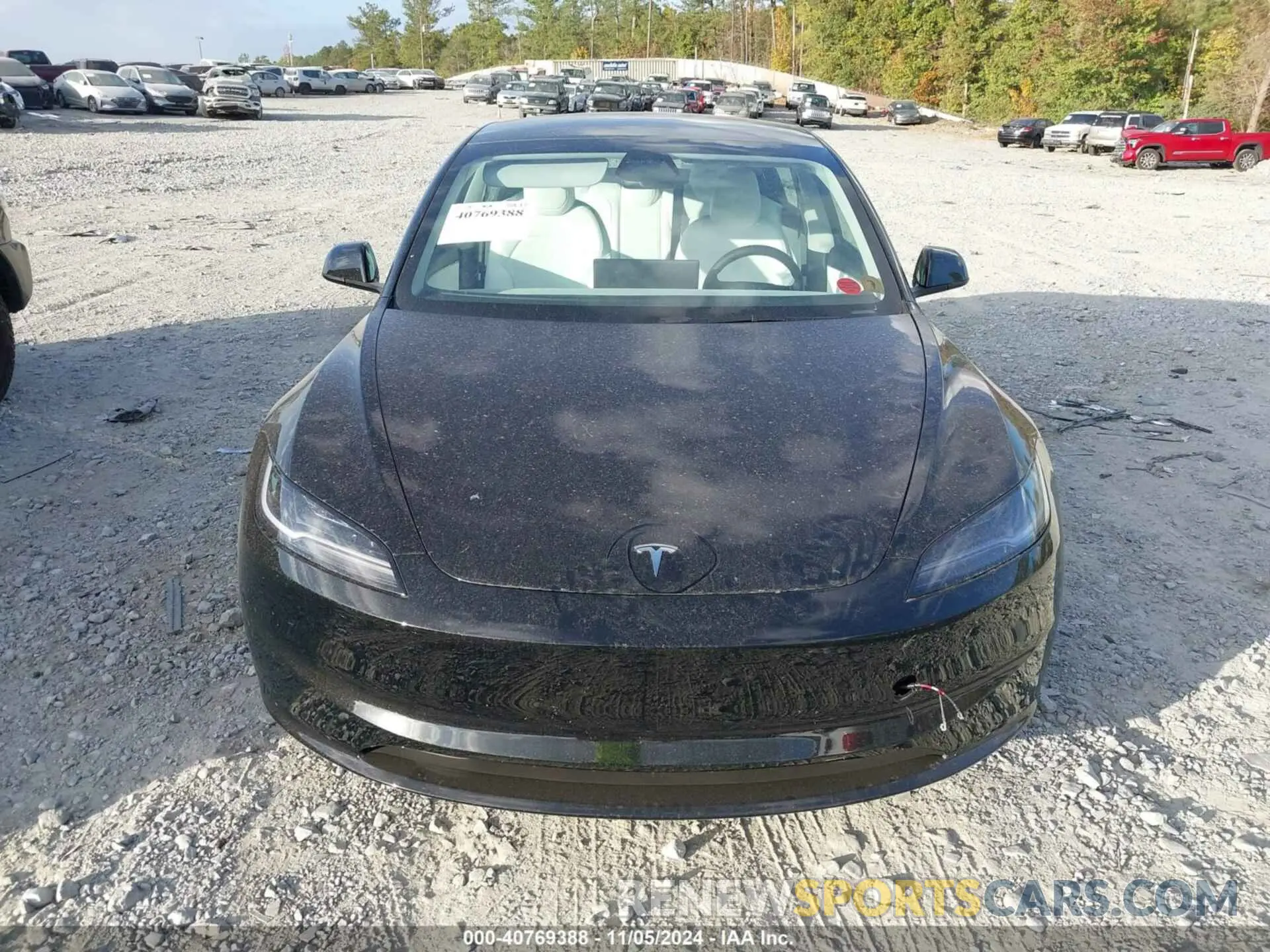 11 fotografías del automóvil dañado 5YJ3E1EA0RF848822 TESLA MODEL 3 2024