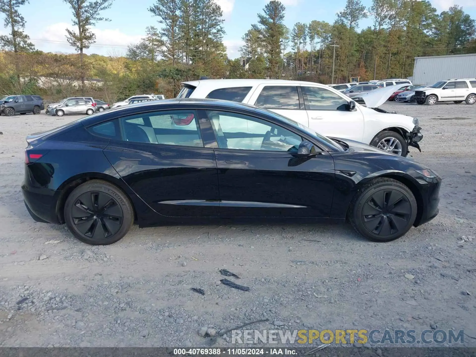 12 fotografías del automóvil dañado 5YJ3E1EA0RF848822 TESLA MODEL 3 2024
