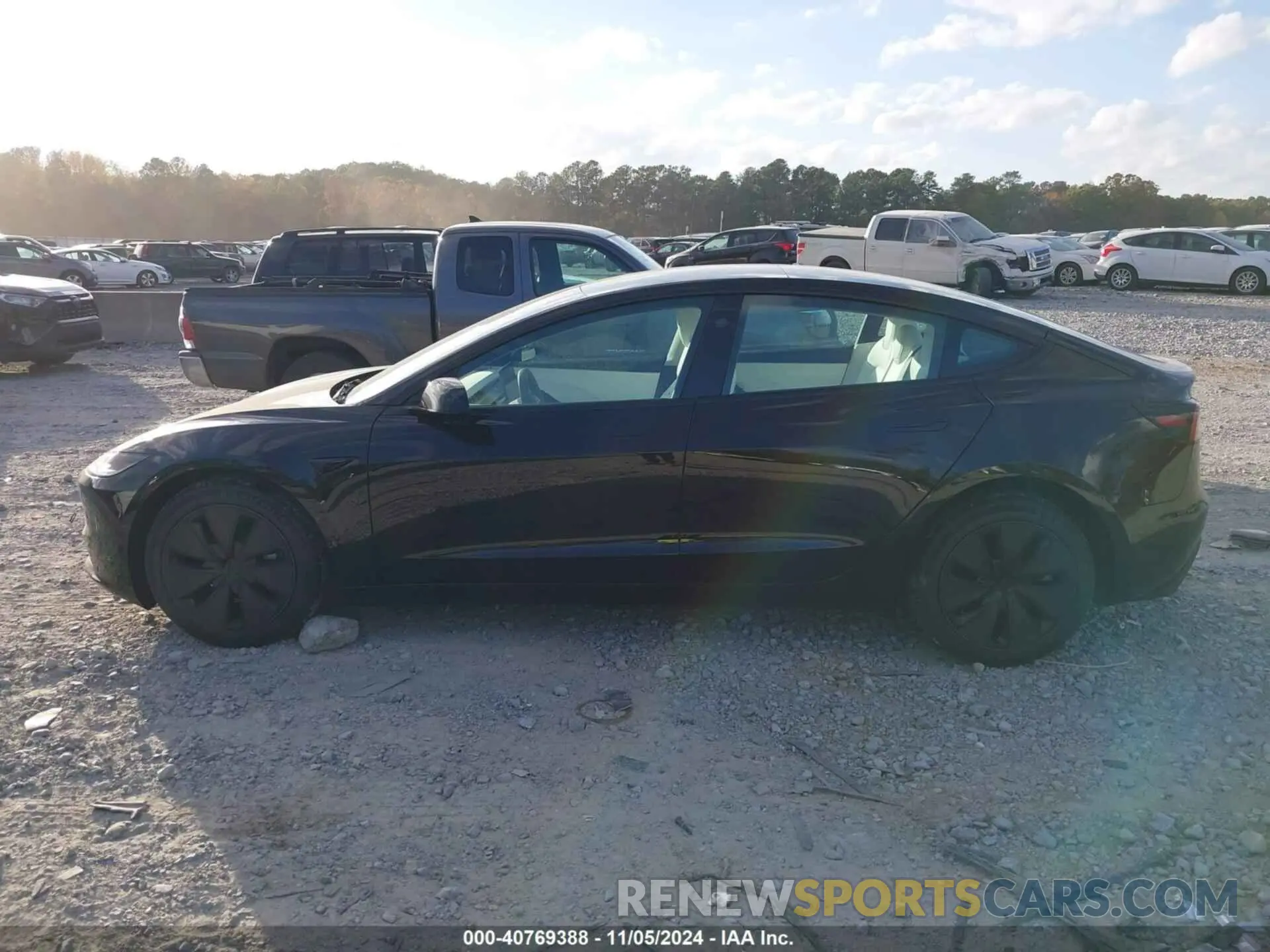 13 fotografías del automóvil dañado 5YJ3E1EA0RF848822 TESLA MODEL 3 2024