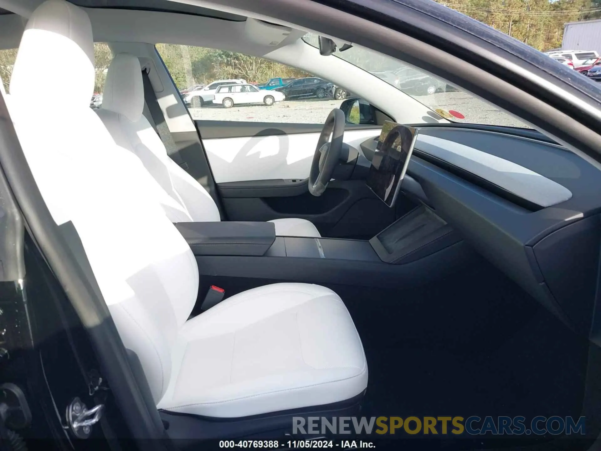 5 fotografías del automóvil dañado 5YJ3E1EA0RF848822 TESLA MODEL 3 2024