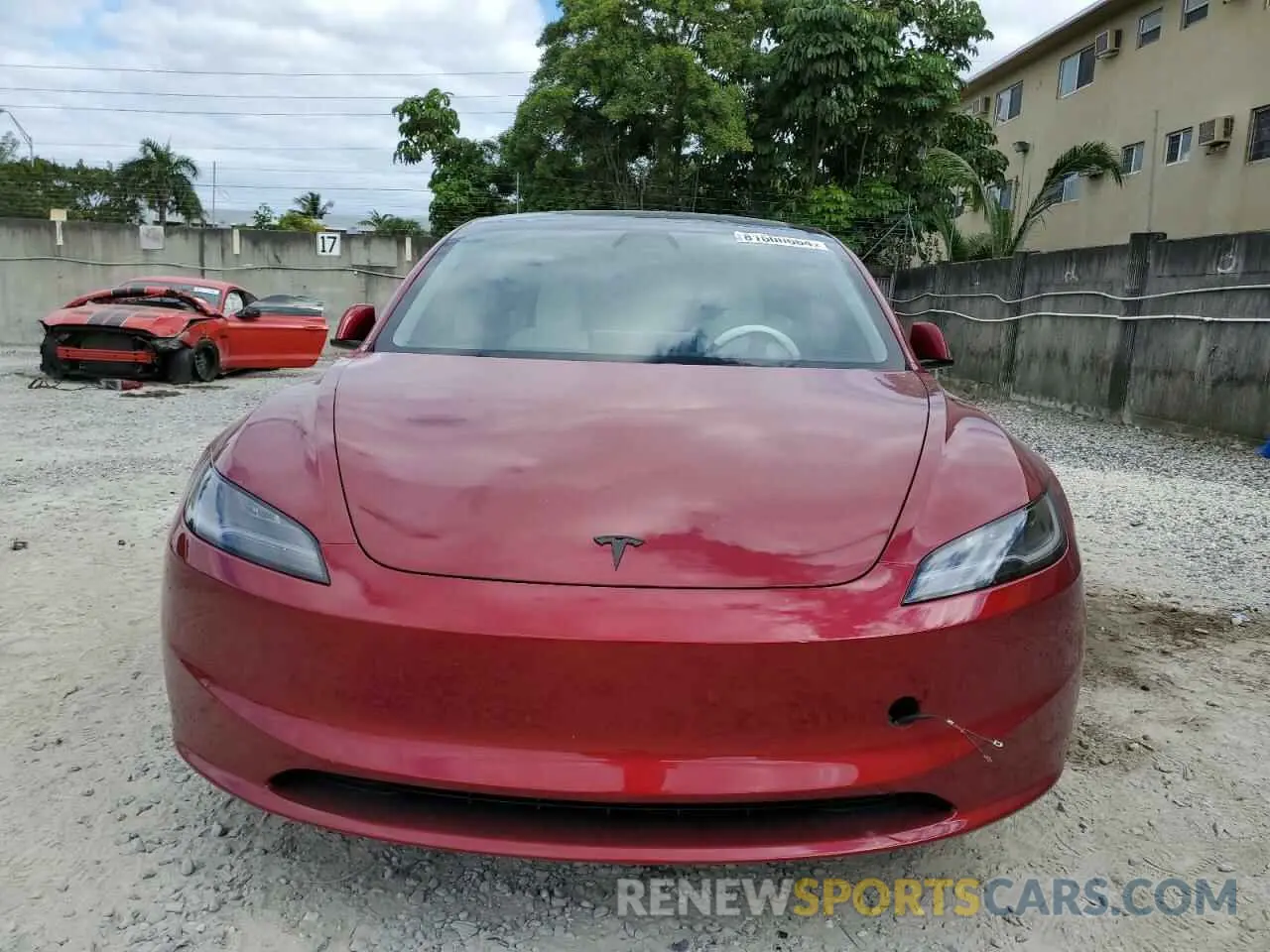 5 fotografías del automóvil dañado 5YJ3E1EA0RF856676 TESLA MODEL 3 2024