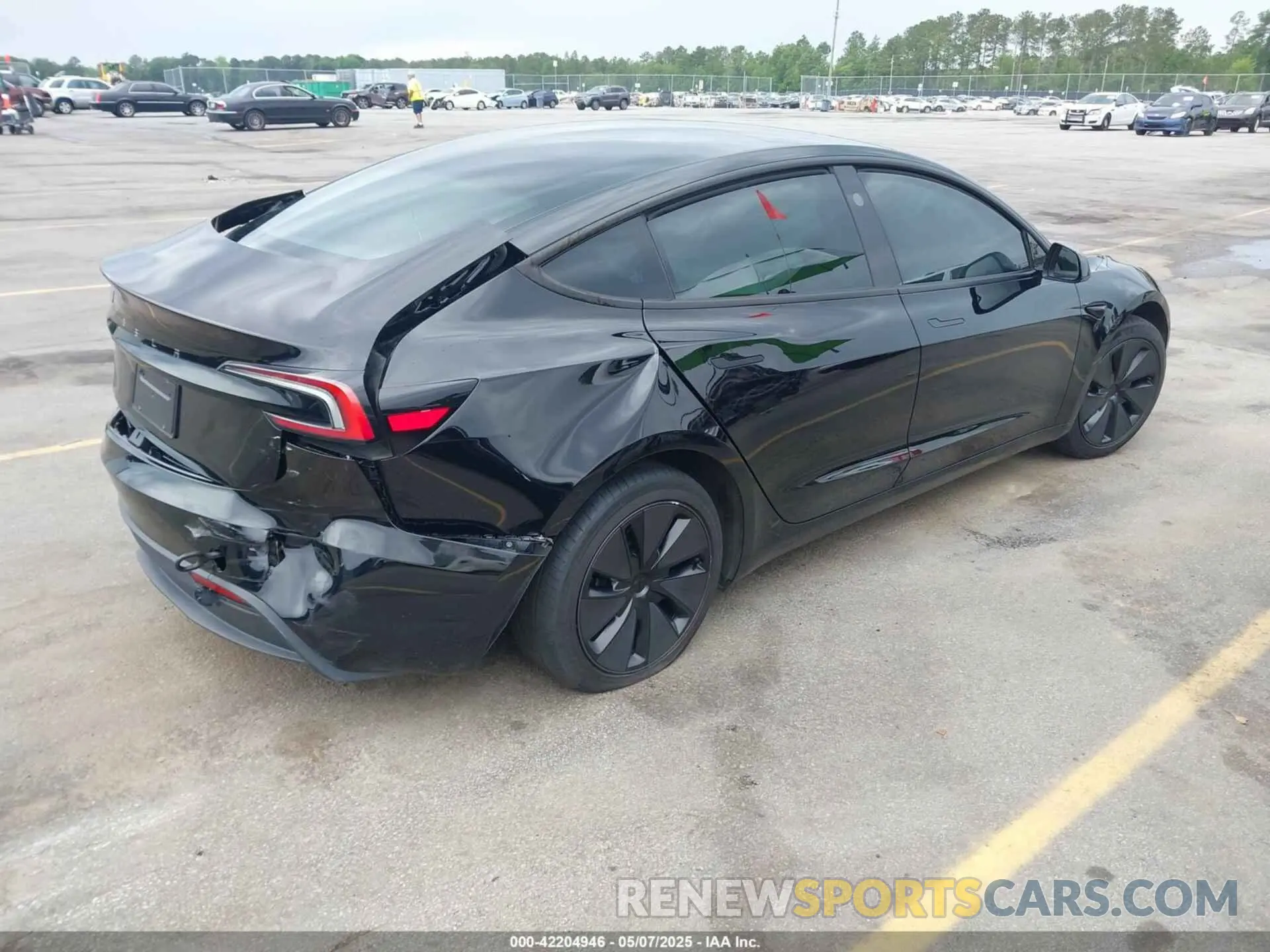 4 fotografías del automóvil dañado 5YJ3E1EA0RF856726 TESLA MODEL 3 2024