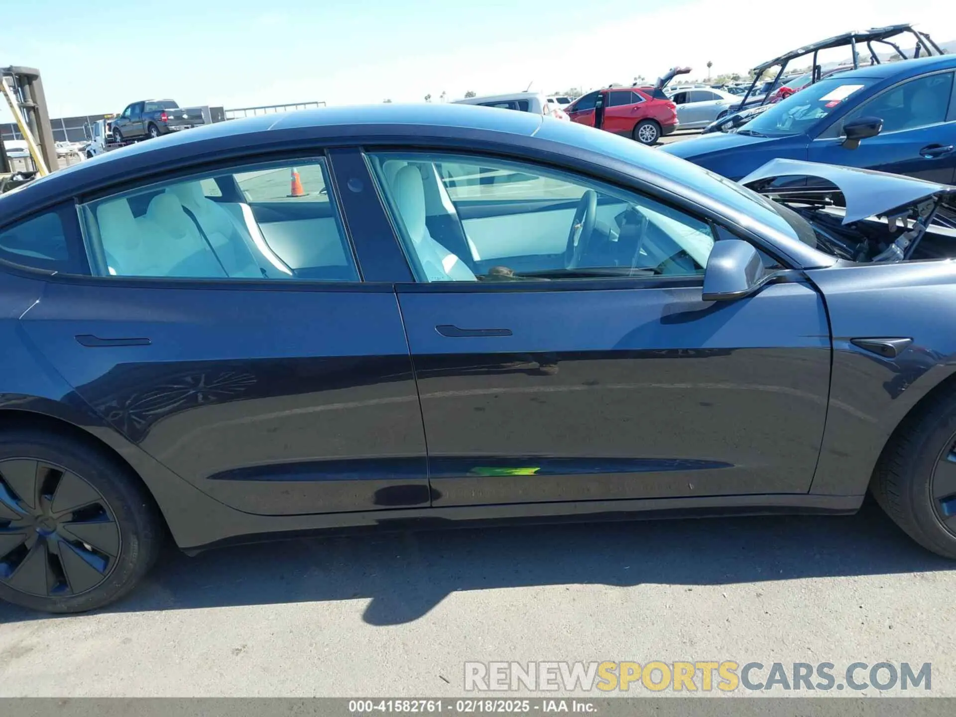 12 fotografías del automóvil dañado 5YJ3E1EA0RF871954 TESLA MODEL 3 2024