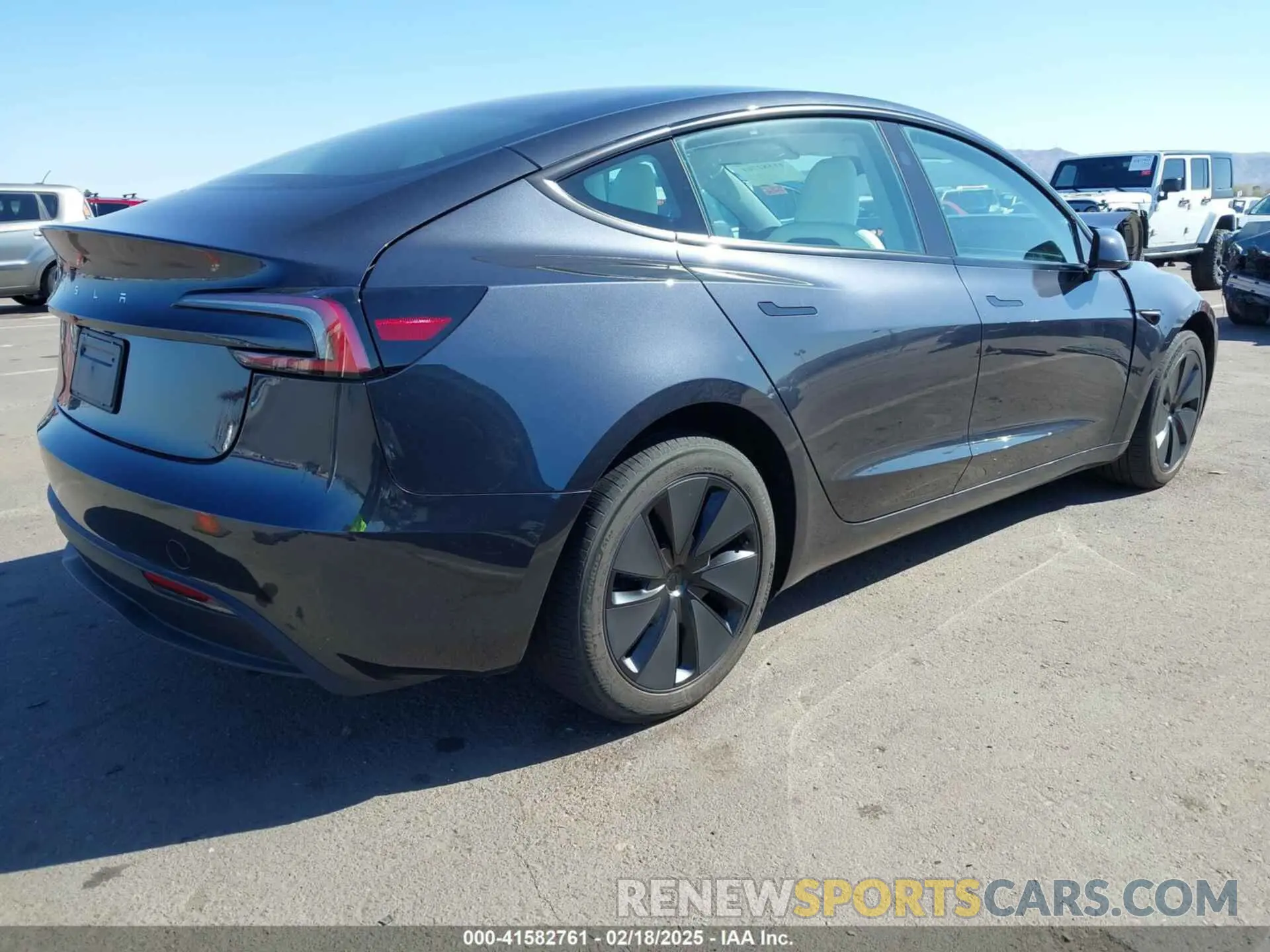 4 fotografías del automóvil dañado 5YJ3E1EA0RF871954 TESLA MODEL 3 2024