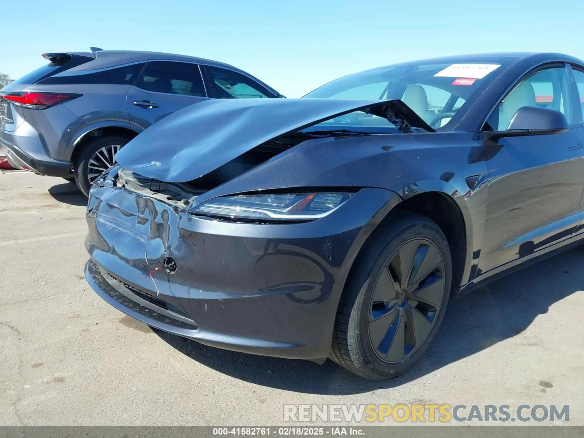 6 fotografías del automóvil dañado 5YJ3E1EA0RF871954 TESLA MODEL 3 2024