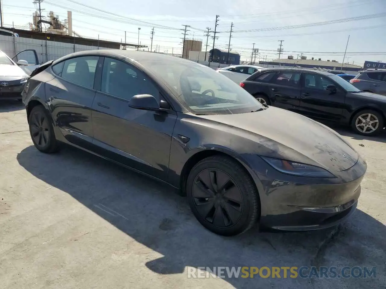 4 fotografías del automóvil dañado 5YJ3E1EA1RF740788 TESLA MODEL 3 2024