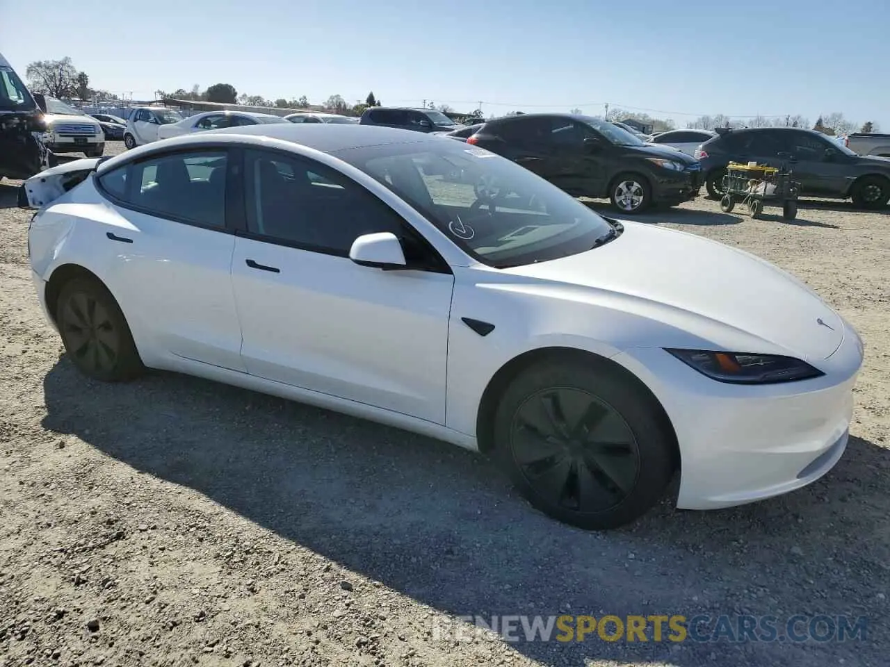 4 fotografías del automóvil dañado 5YJ3E1EA1RF742511 TESLA MODEL 3 2024