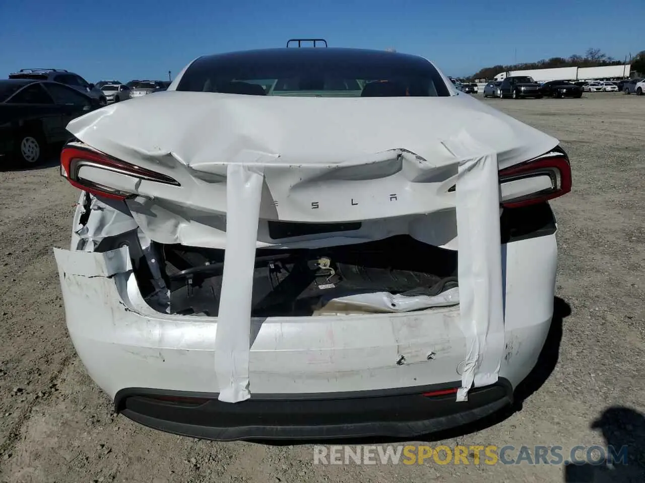 6 fotografías del automóvil dañado 5YJ3E1EA1RF742511 TESLA MODEL 3 2024