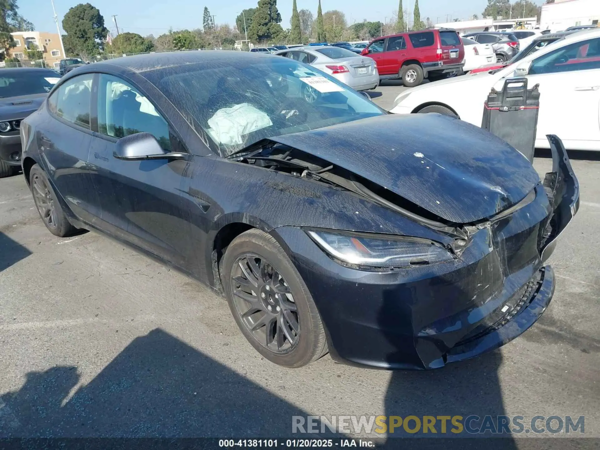 1 fotografías del automóvil dañado 5YJ3E1EA1RF745909 TESLA MODEL 3 2024