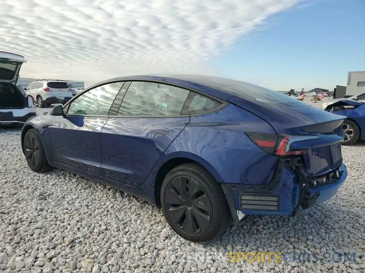 2 fotografías del automóvil dañado 5YJ3E1EA1RF786377 TESLA MODEL 3 2024