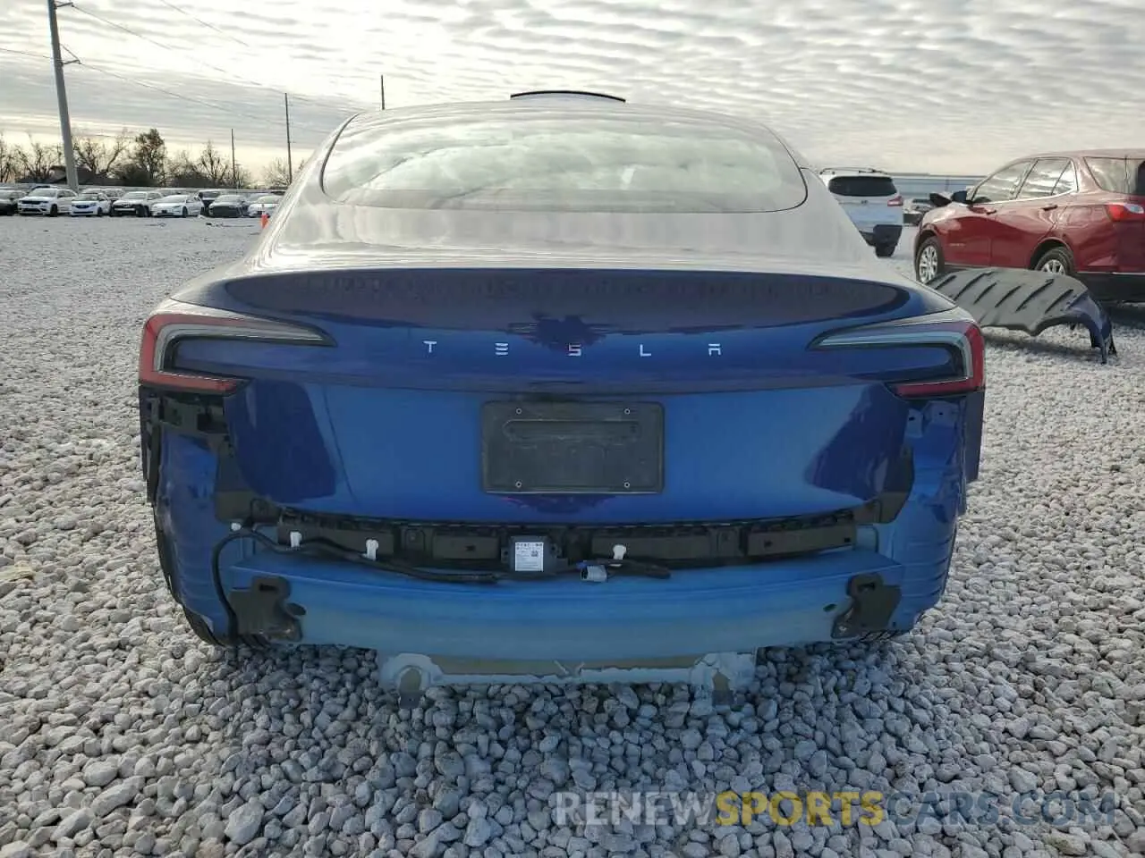 6 fotografías del automóvil dañado 5YJ3E1EA1RF786377 TESLA MODEL 3 2024