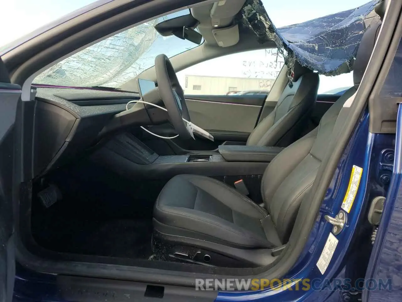 7 fotografías del automóvil dañado 5YJ3E1EA1RF786377 TESLA MODEL 3 2024