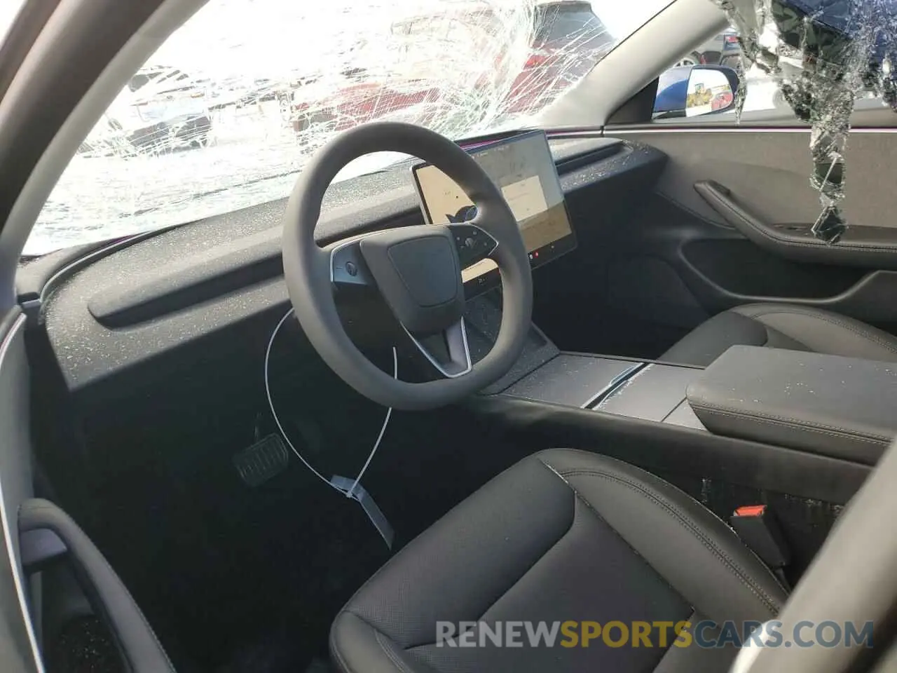 8 fotografías del automóvil dañado 5YJ3E1EA1RF786377 TESLA MODEL 3 2024
