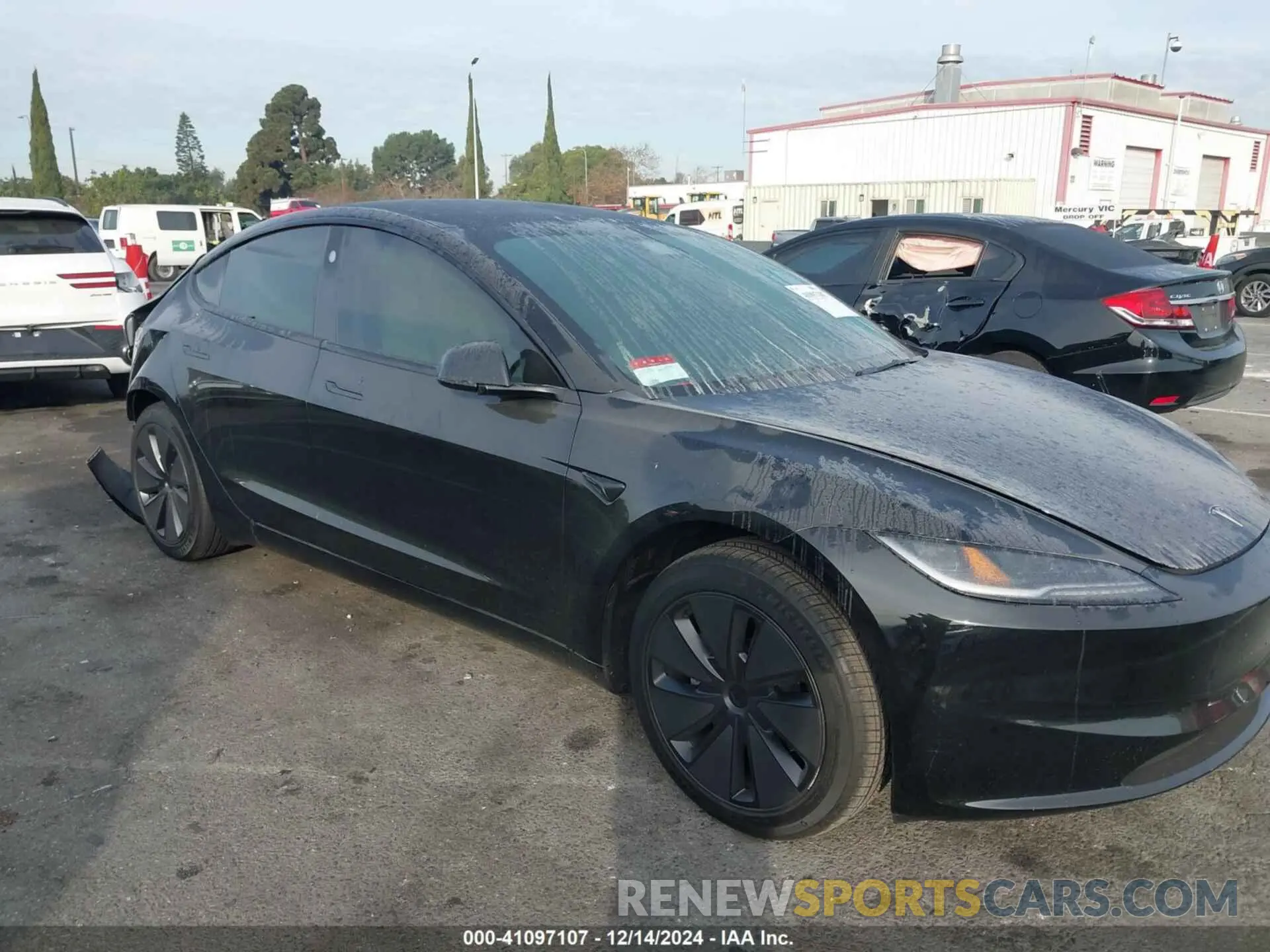 12 fotografías del automóvil dañado 5YJ3E1EA1RF846819 TESLA MODEL 3 2024