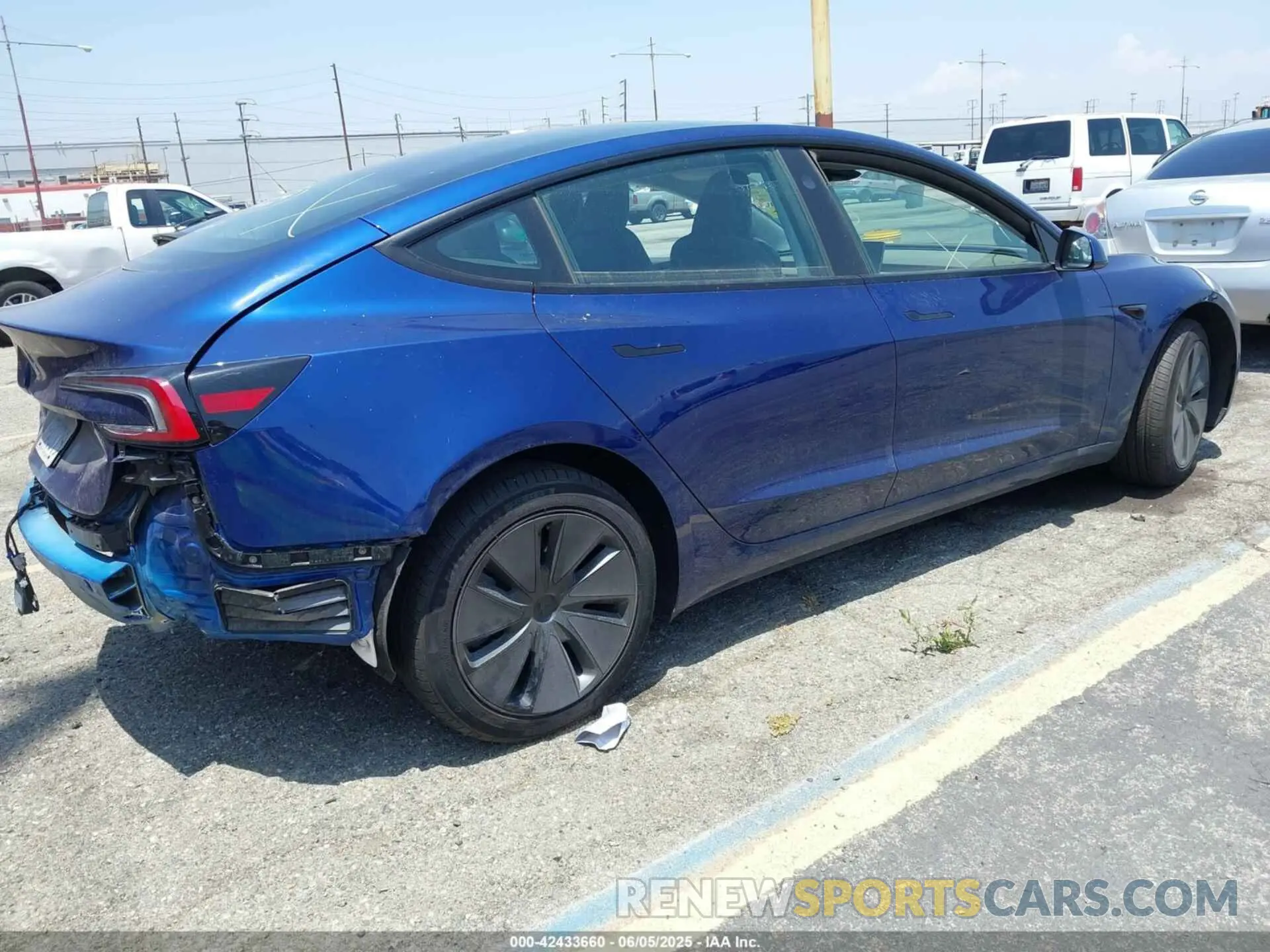 4 fotografías del automóvil dañado 5YJ3E1EA1RF848991 TESLA MODEL 3 2024
