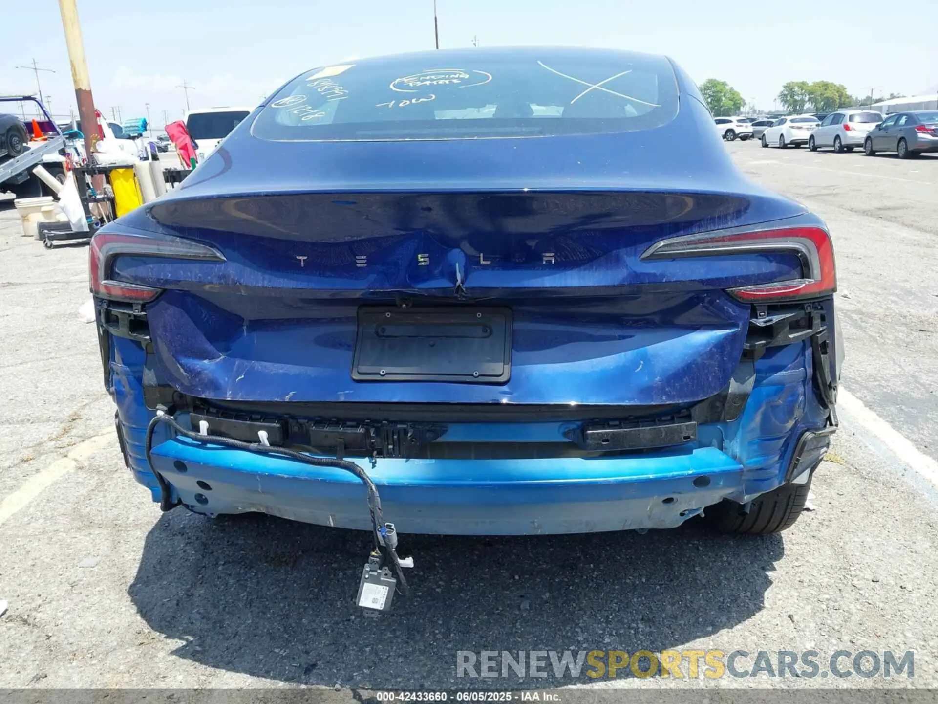 6 fotografías del automóvil dañado 5YJ3E1EA1RF848991 TESLA MODEL 3 2024