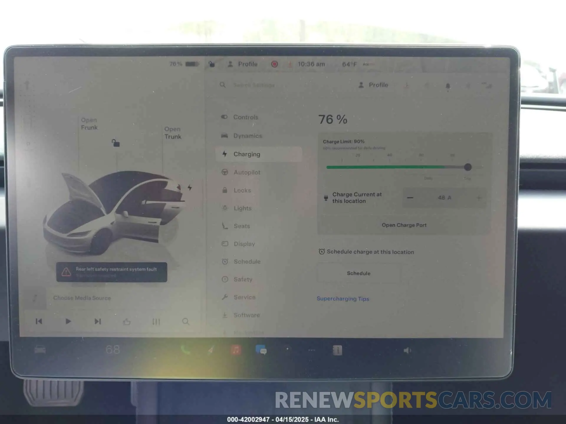 17 fotografías del automóvil dañado 5YJ3E1EA1RF853625 TESLA MODEL 3 2024