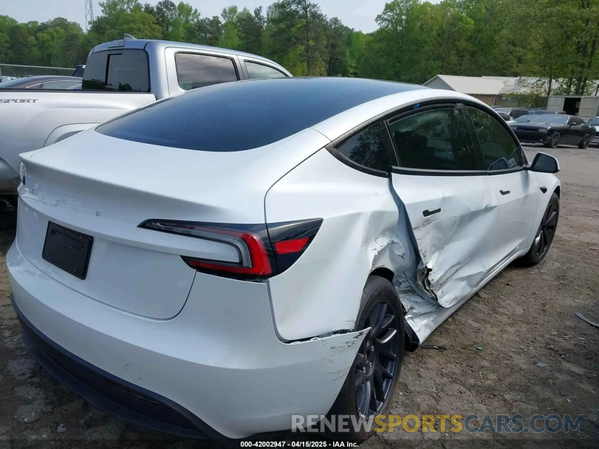6 fotografías del automóvil dañado 5YJ3E1EA1RF853625 TESLA MODEL 3 2024