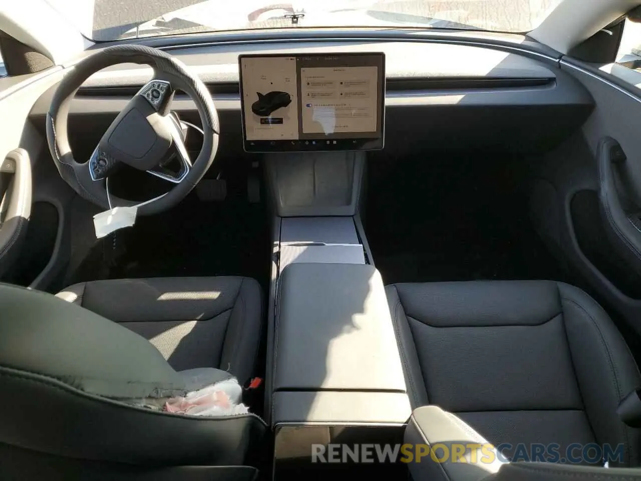 8 fotografías del automóvil dañado 5YJ3E1EA1RF869937 TESLA MODEL 3 2024