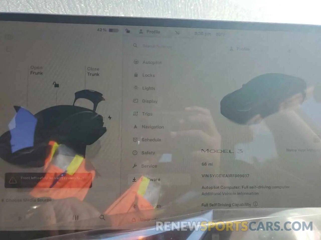 9 fotografías del automóvil dañado 5YJ3E1EA1RF869937 TESLA MODEL 3 2024