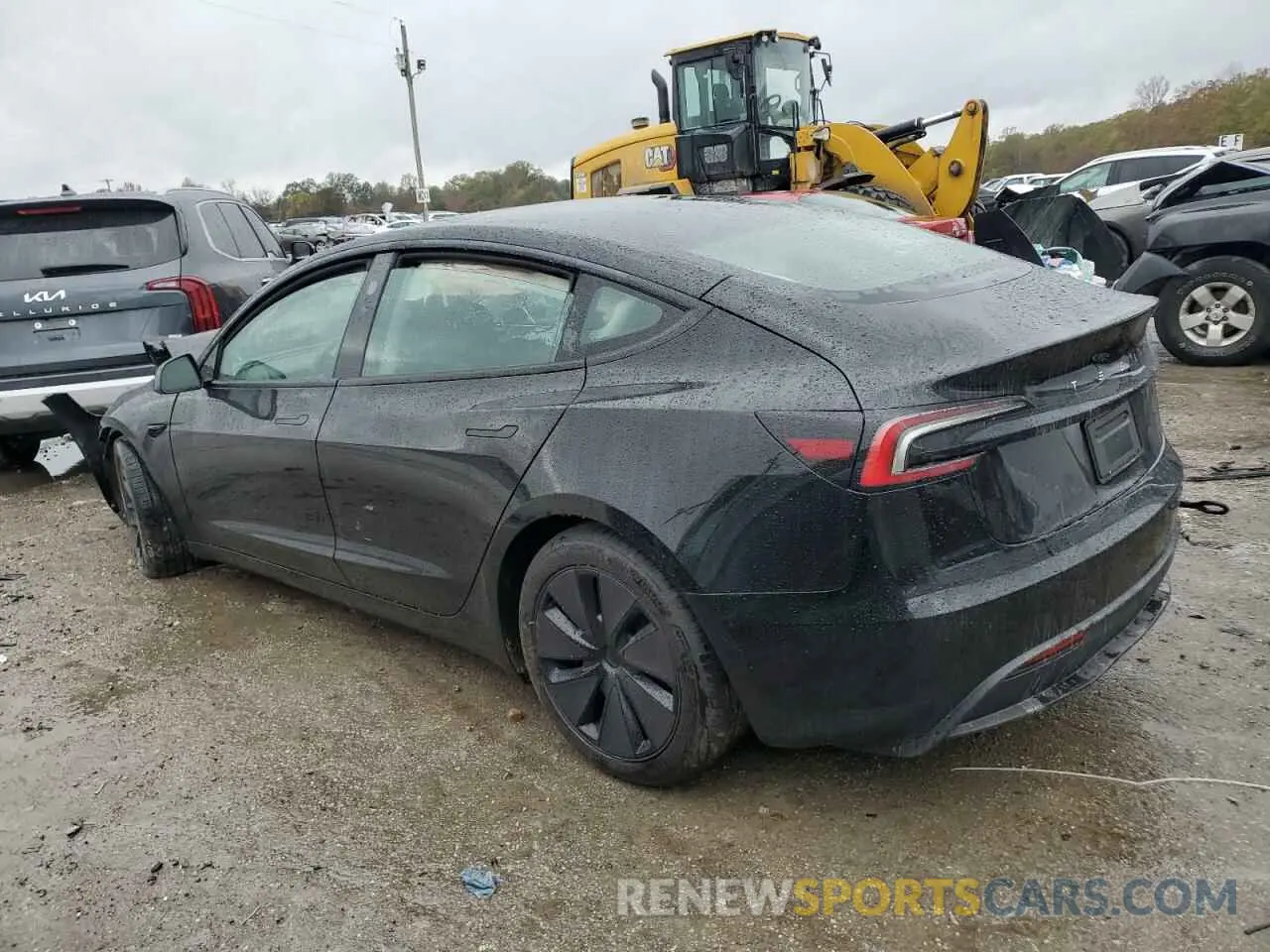 2 fotografías del automóvil dañado 5YJ3E1EA2RF731646 TESLA MODEL 3 2024