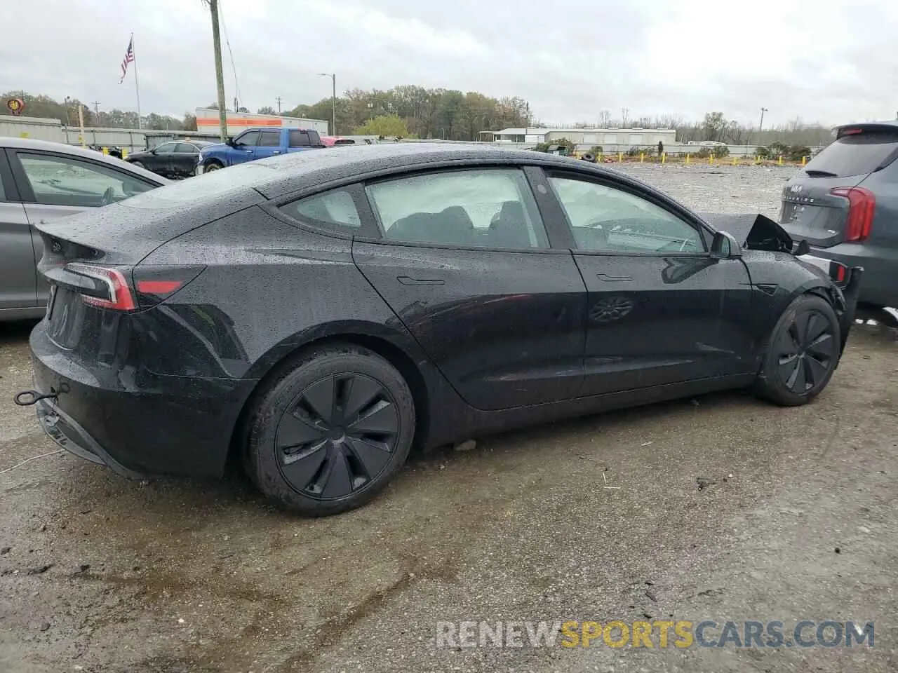 3 fotografías del automóvil dañado 5YJ3E1EA2RF731646 TESLA MODEL 3 2024