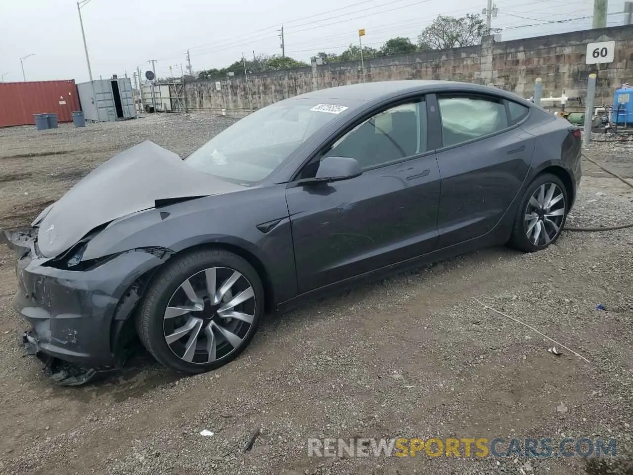 1 fotografías del automóvil dañado 5YJ3E1EA2RF751590 TESLA MODEL 3 2024
