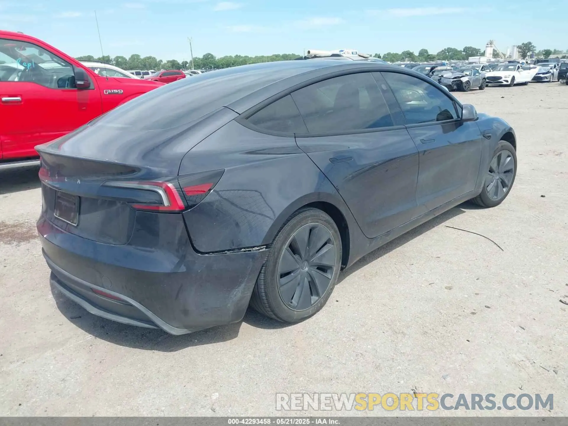 4 fotografías del automóvil dañado 5YJ3E1EA2RF761519 TESLA MODEL 3 2024