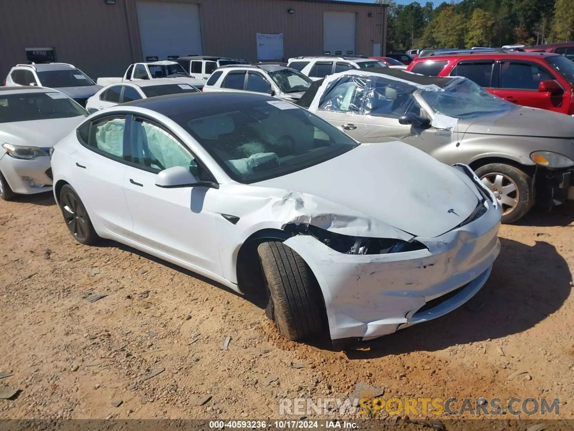 1 fotografías del automóvil dañado 5YJ3E1EA2RF767241 TESLA MODEL 3 2024