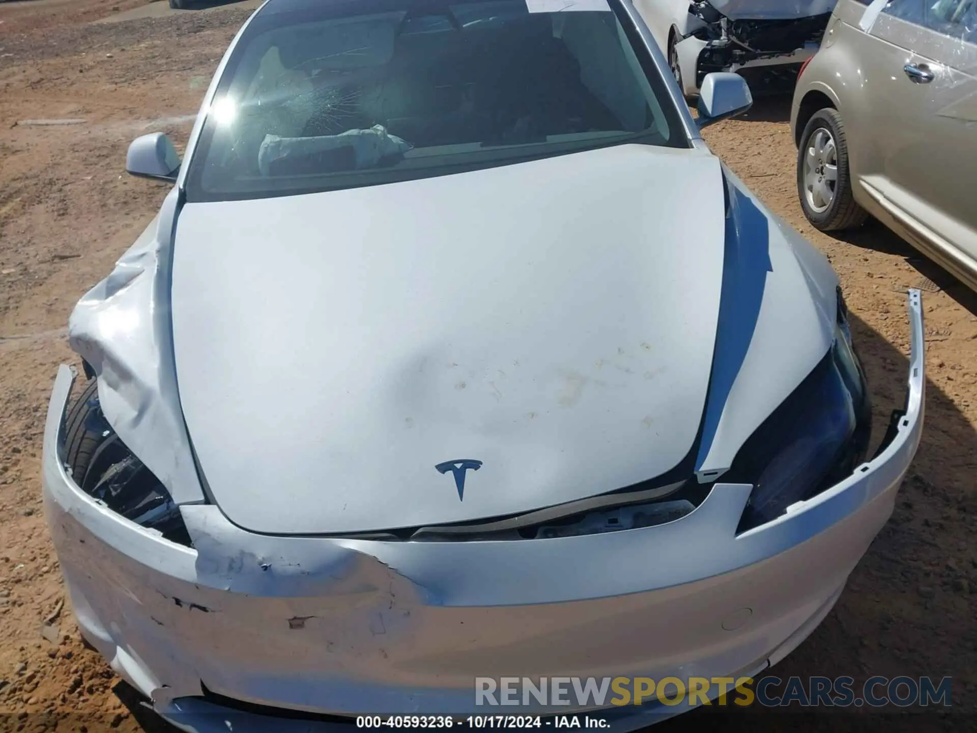 11 fotografías del automóvil dañado 5YJ3E1EA2RF767241 TESLA MODEL 3 2024