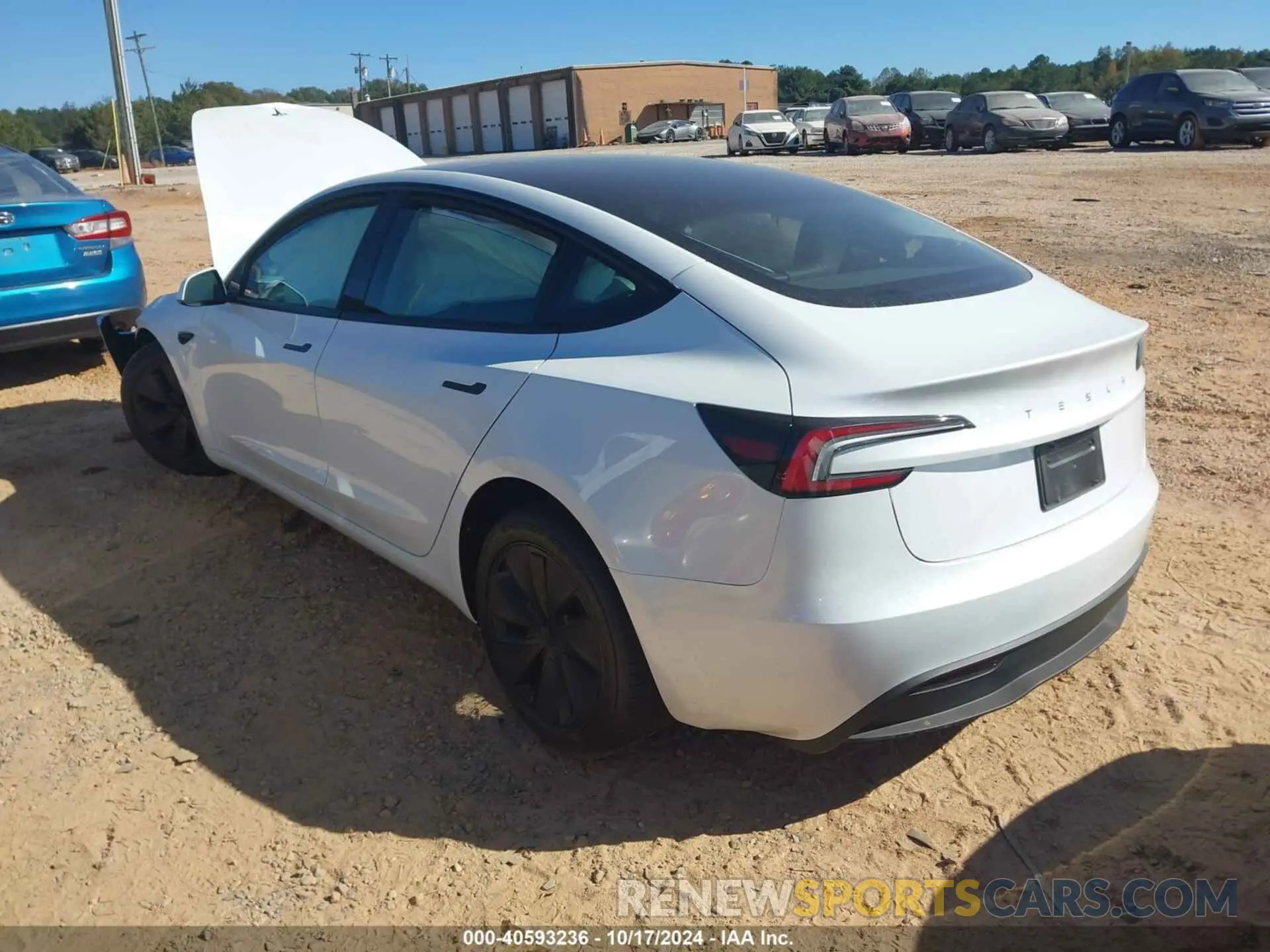 3 fotografías del automóvil dañado 5YJ3E1EA2RF767241 TESLA MODEL 3 2024