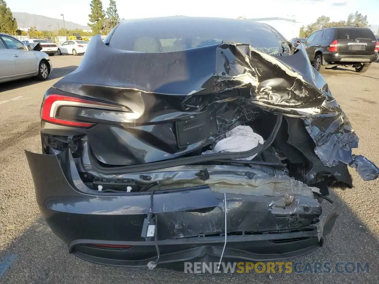 6 fotografías del automóvil dañado 5YJ3E1EA2RF789563 TESLA MODEL 3 2024