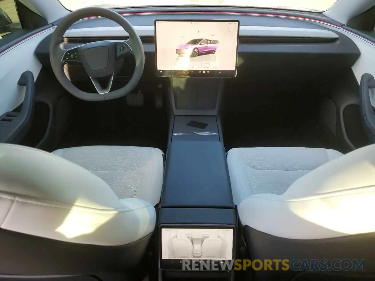 8 fotografías del automóvil dañado 5YJ3E1EA2RF789563 TESLA MODEL 3 2024