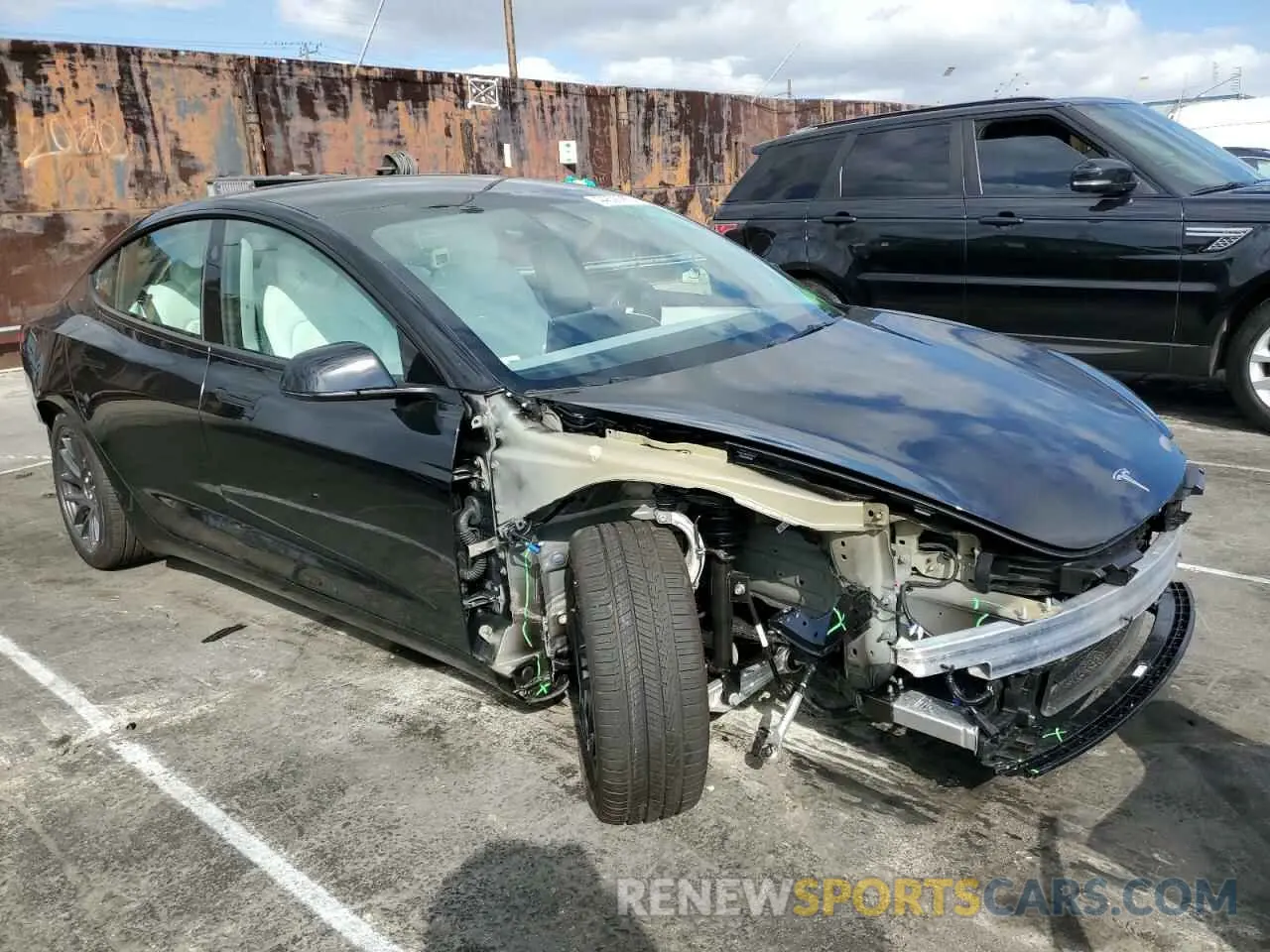 4 fotografías del automóvil dañado 5YJ3E1EA2RF815921 TESLA MODEL 3 2024