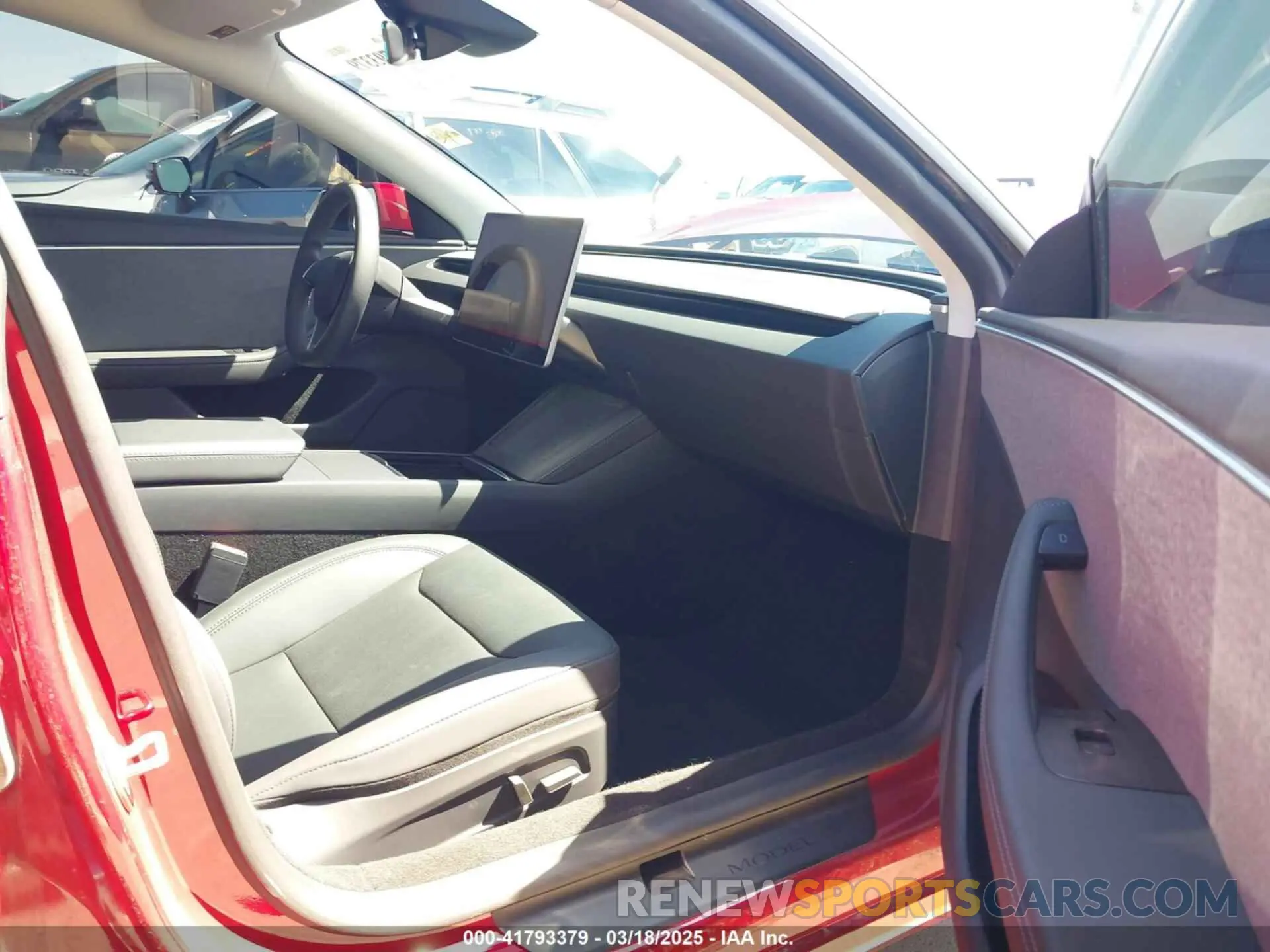 5 fotografías del automóvil dañado 5YJ3E1EA2RF825011 TESLA MODEL 3 2024