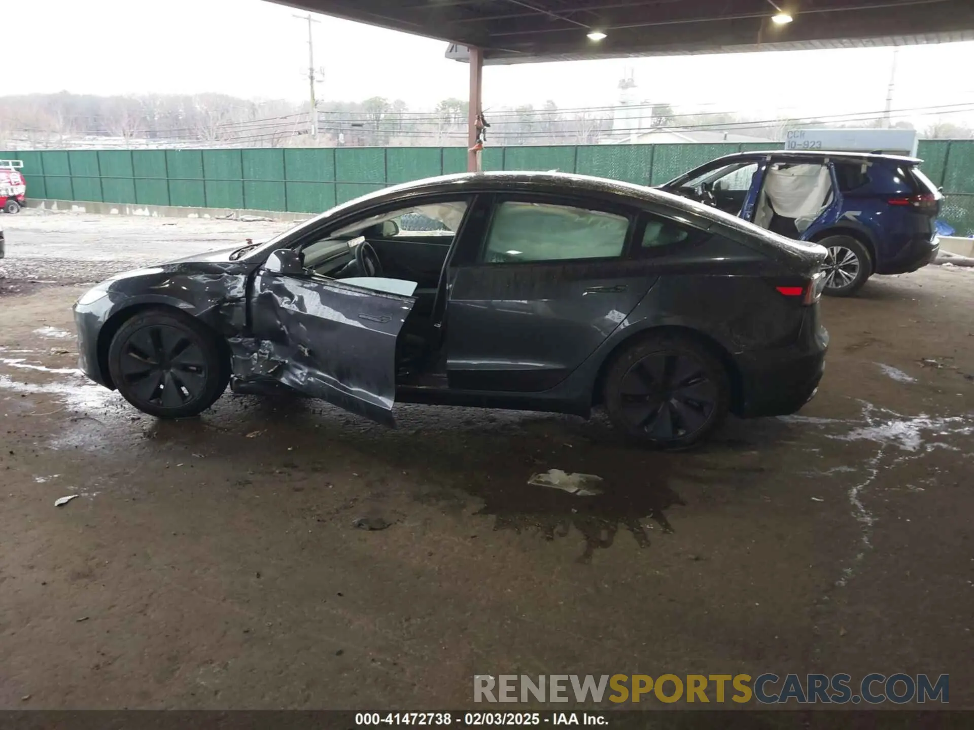 13 fotografías del automóvil dañado 5YJ3E1EA2RF847591 TESLA MODEL 3 2024