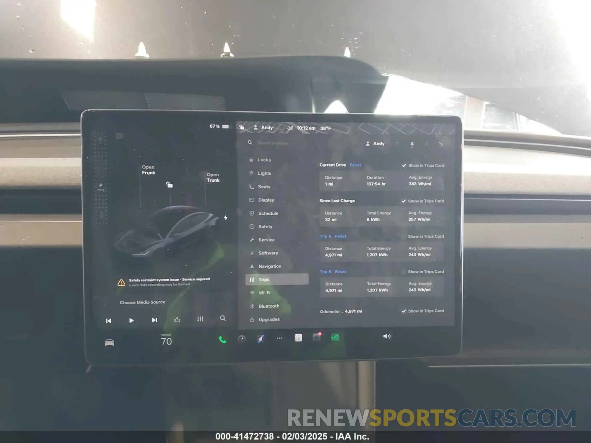 7 fotografías del automóvil dañado 5YJ3E1EA2RF847591 TESLA MODEL 3 2024