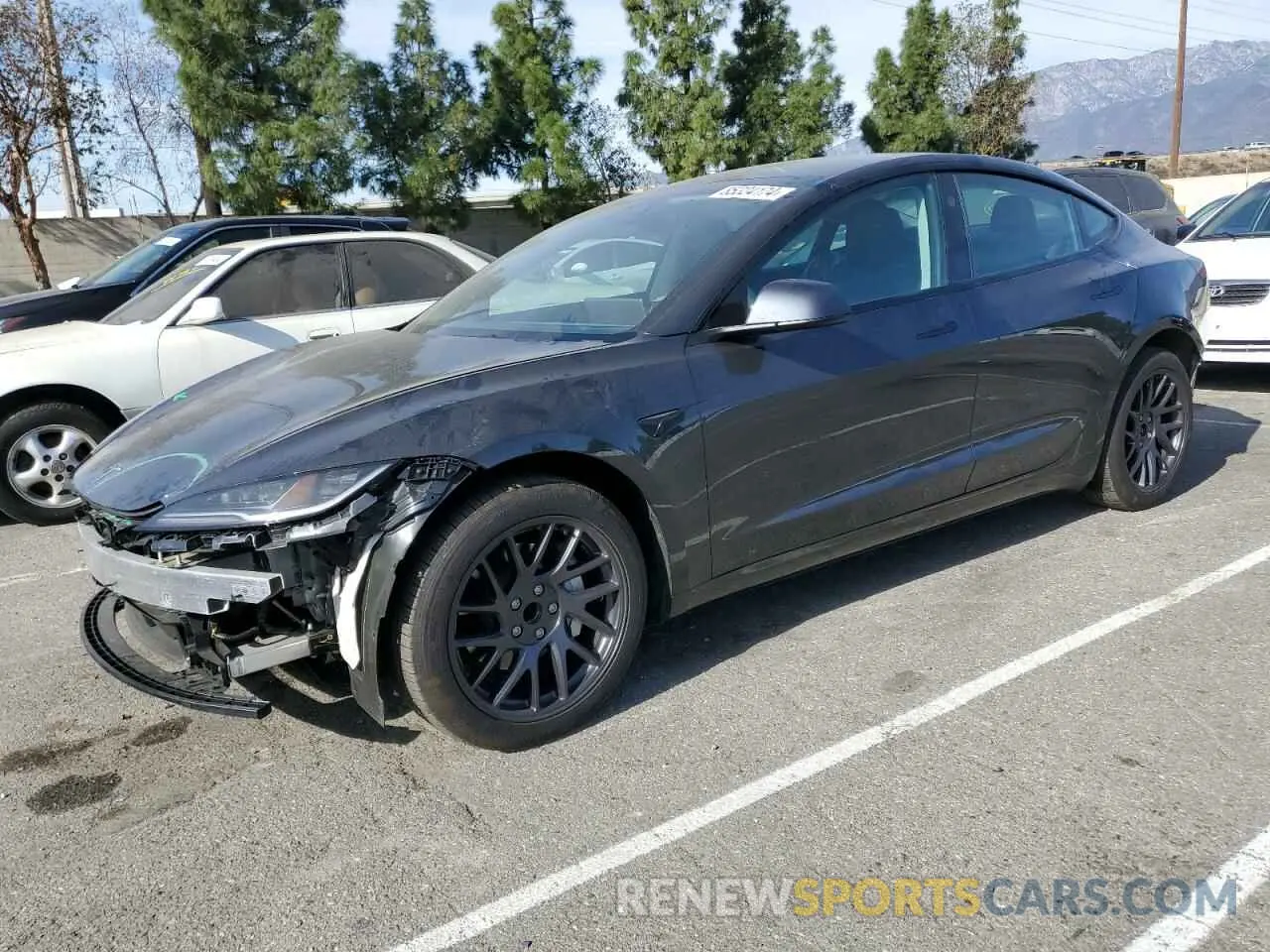 1 fotografías del automóvil dañado 5YJ3E1EA3RF721577 TESLA MODEL 3 2024