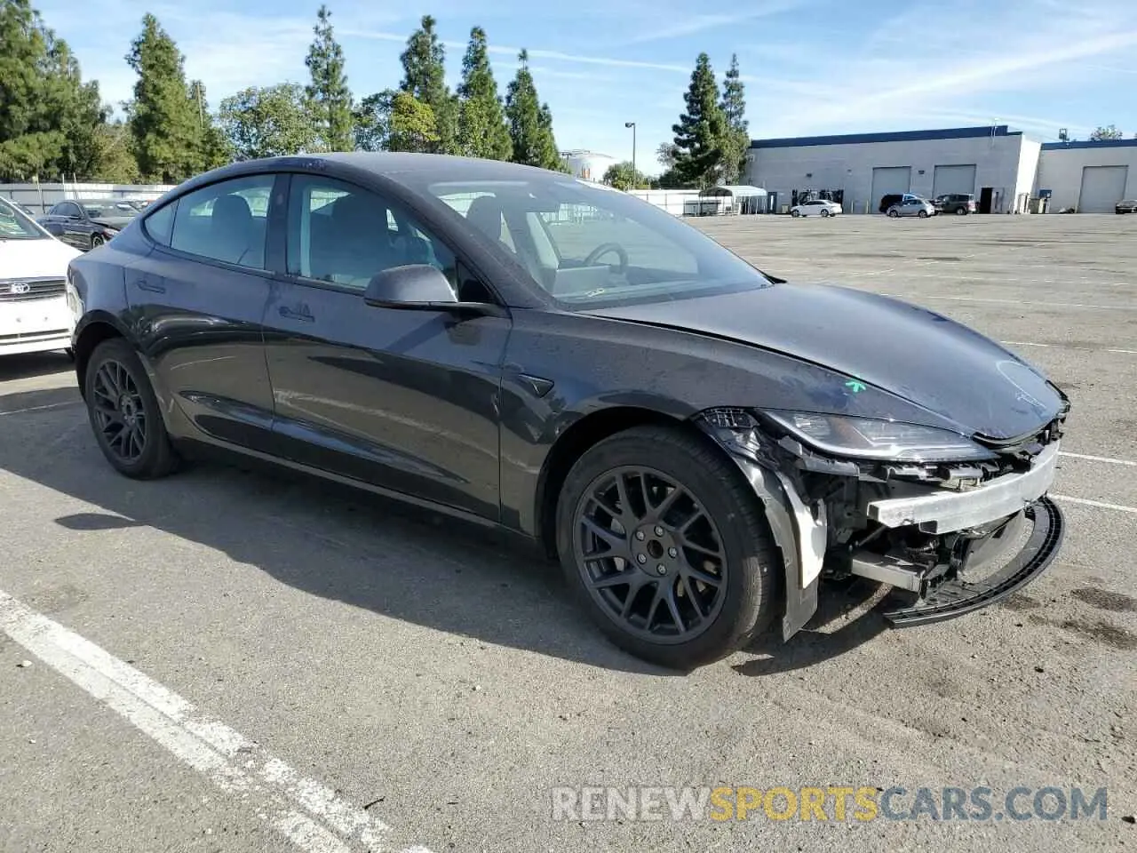 4 fotografías del automóvil dañado 5YJ3E1EA3RF721577 TESLA MODEL 3 2024