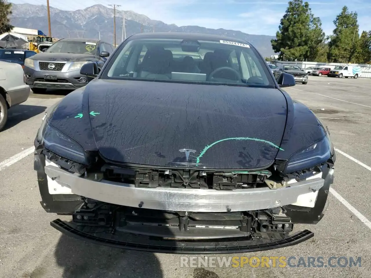 5 fotografías del automóvil dañado 5YJ3E1EA3RF721577 TESLA MODEL 3 2024