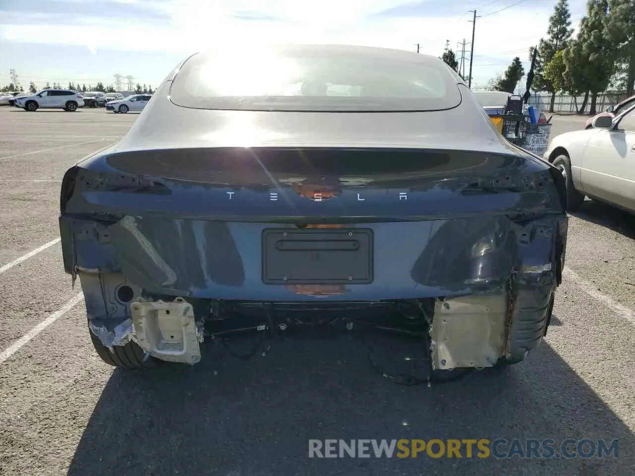 6 fotografías del automóvil dañado 5YJ3E1EA3RF721577 TESLA MODEL 3 2024
