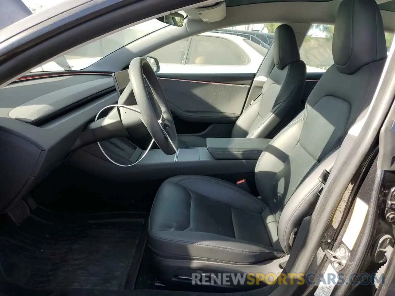 7 fotografías del automóvil dañado 5YJ3E1EA3RF721577 TESLA MODEL 3 2024