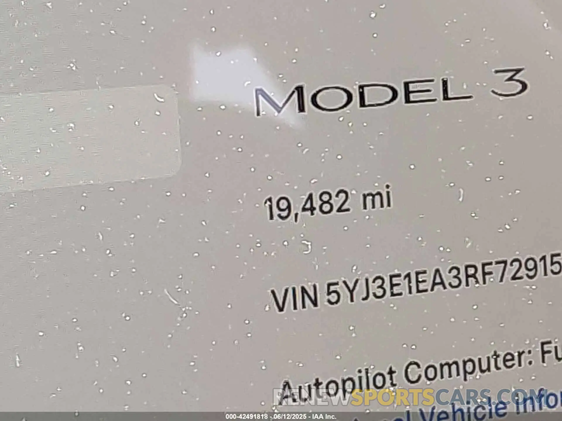 14 fotografías del automóvil dañado 5YJ3E1EA3RF729159 TESLA MODEL 3 2024