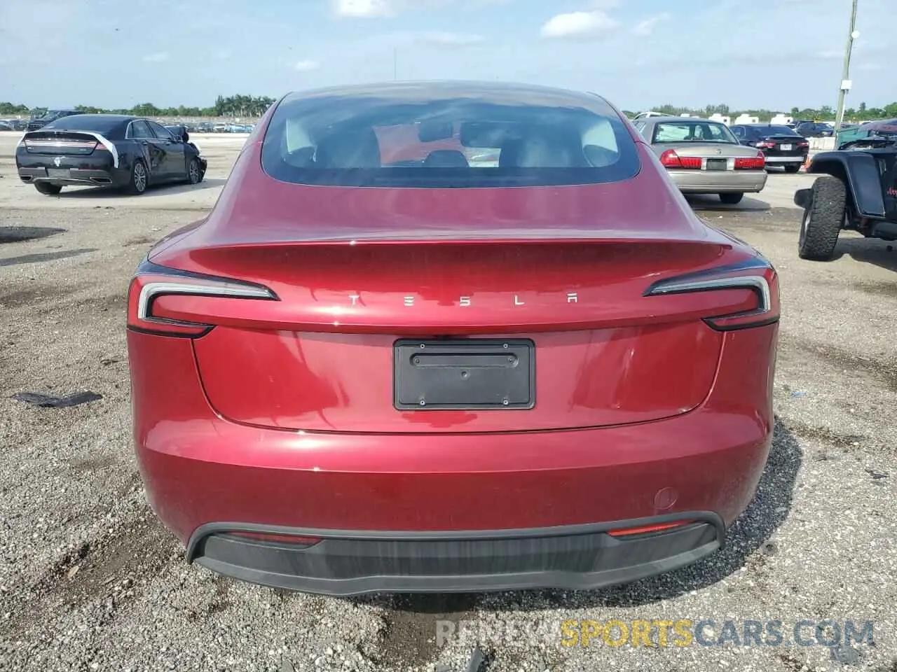 6 fotografías del automóvil dañado 5YJ3E1EA3RF732742 TESLA MODEL 3 2024