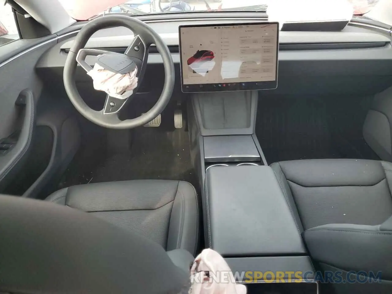 8 fotografías del automóvil dañado 5YJ3E1EA3RF732742 TESLA MODEL 3 2024
