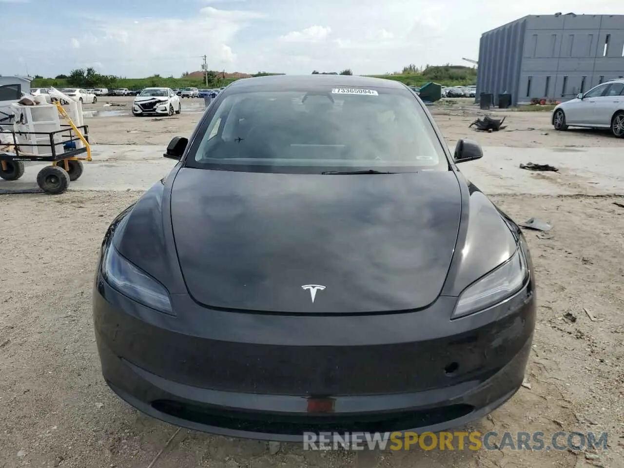 5 fotografías del automóvil dañado 5YJ3E1EA3RF734877 TESLA MODEL 3 2024